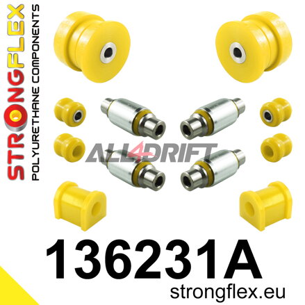 136231A: Rear suspension bush kit SPORT