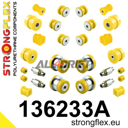 136233A: Full suspension polyurethane bush kit SPORT