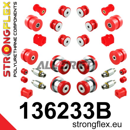 136233B: Full suspension polyurethane bush kit