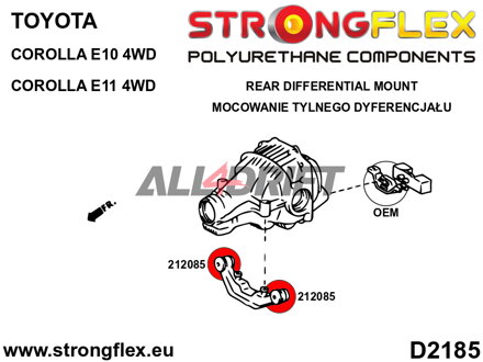 216293B: Full suspension bush kit