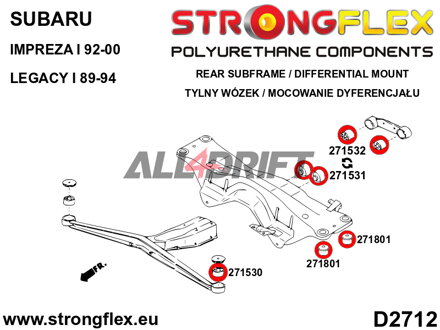 271532B: Rear diff mounting bush