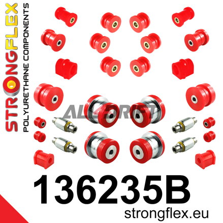 136235B: Full suspension polyurethane bush kit