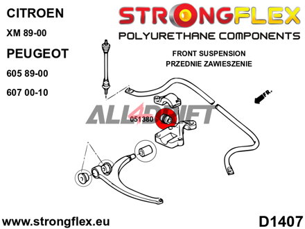 051380B: Front anti roll bar mount