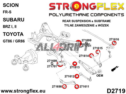 271699B: Rear beam mount bush
