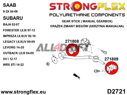 271809B: Shift lever mounting