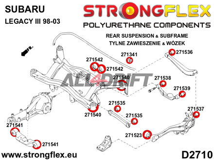 271341B: Front / rear anti roll bar bush