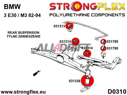 031789B: Rear anti roll bar link to anti roll bar bush