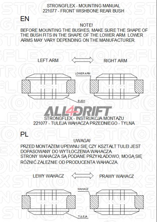 226238B: Full suspension bush kit