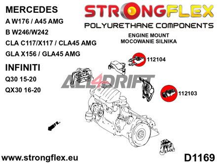 112104B: Upper engine mount insert