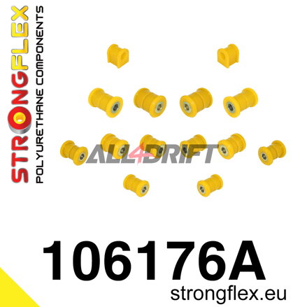 106176A: Rear suspension bush kit SPORT