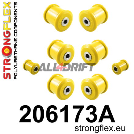 206173A: Rear suspension bush kit SPORT