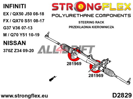 286200A: Full suspension bush kit SPORT