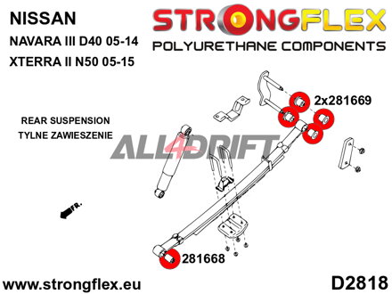 281669A: Shackle bushing SPORT