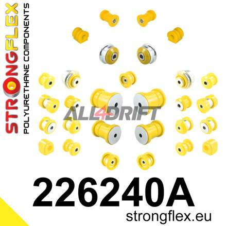 226240A: Full suspension polyurethane bush kit SPORT
