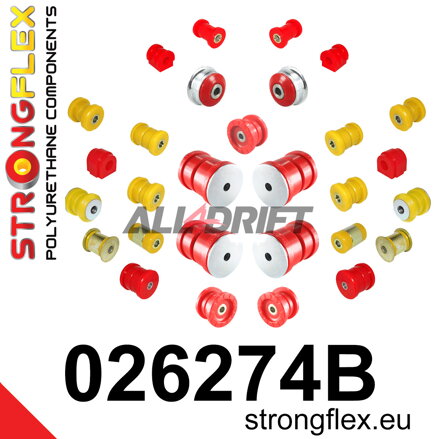 026274B: Full suspension polyurethane bush kit