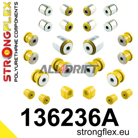 136236A: Rear suspension bush kit SPORT