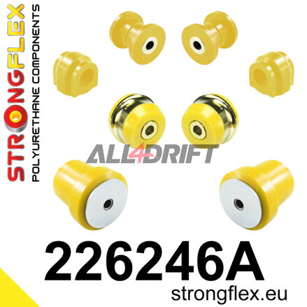 226246A: Front suspension and ream beam bush kit SPORT