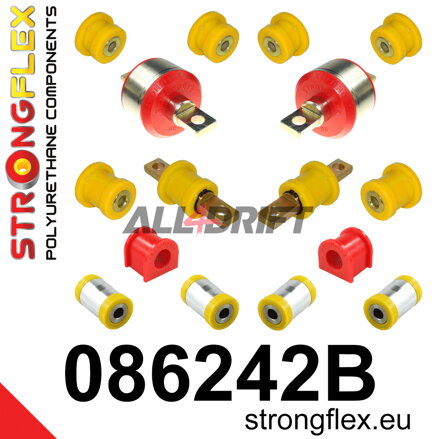 086242B: Rear suspension bush kit