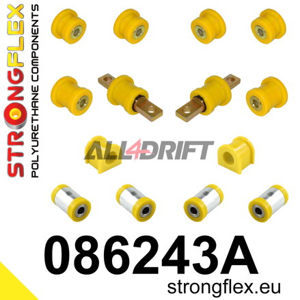 086243A: Rear suspension bush kit (no bushes 081105B) SPORT