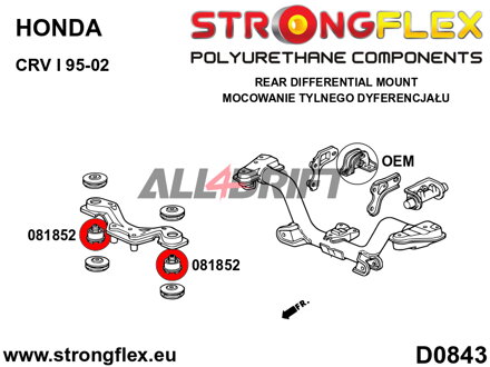 086244A: Full suspension bush kit SPORT