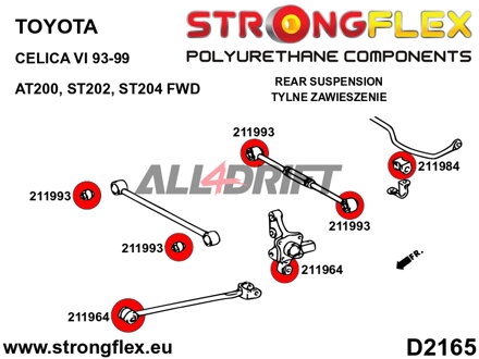 211984B: Rear anti roll bar bush