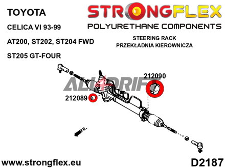 212090B: Steering rack clamp bush