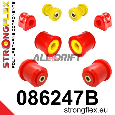 086247B: Front suspension and ream beam bush kit
