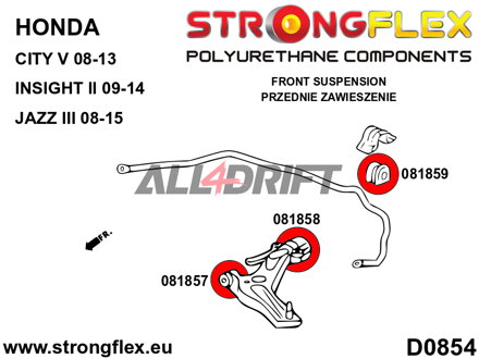 081858B: Front wishbone – rear bush