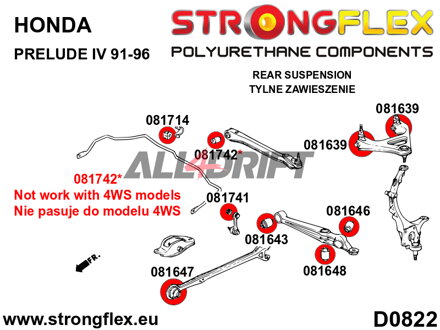 081646B: Rear lower outer arm bush
