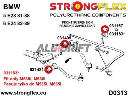 031409B: Front lower rear bush
