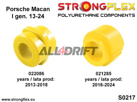 026250A: Front suspension bush kit SPORT