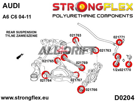 026210B: Full suspension bush kit