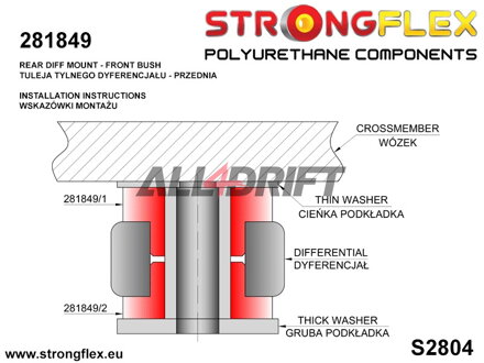 286116B: Full suspension bush kit