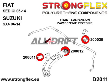 200030A Silentblok předního stabilizátoru SPORT Fiat / Suzuki