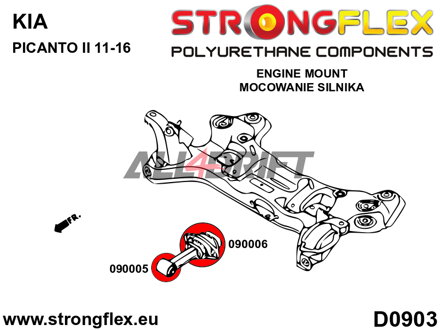 090005B Silentblok uložení převodovky Hyundai / Kia