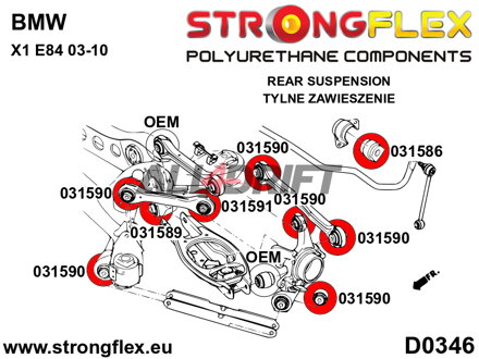 031586A Silentblok zadního stabilizátoru SPORT BMW
